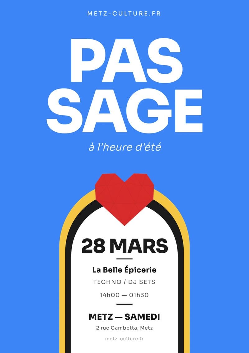 Affiche Passage à l'heure d'été